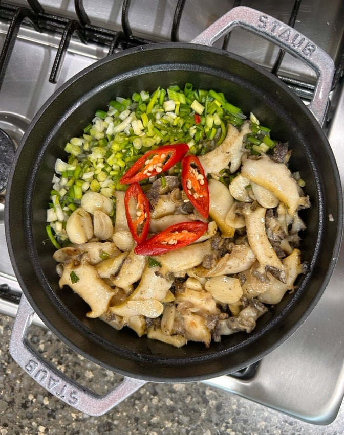전복솥밥, 굴솥밥 레시피, 양념장 만들기, 스타우브 솥밥 맛있게 하는법