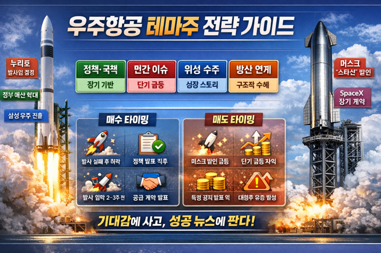  우주항공 관련주(테마주)에 대해