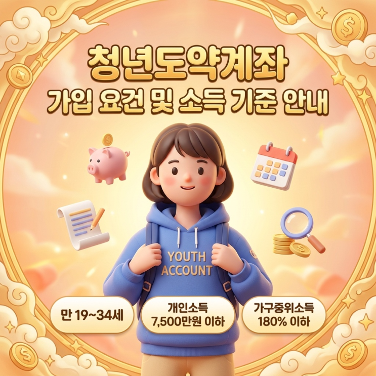  2026 청년도약계좌 가입조건 소득기준 정리