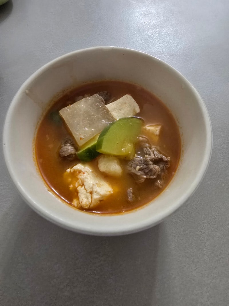 다담으로 만드는 구수한 차돌된장찌개 레시피
