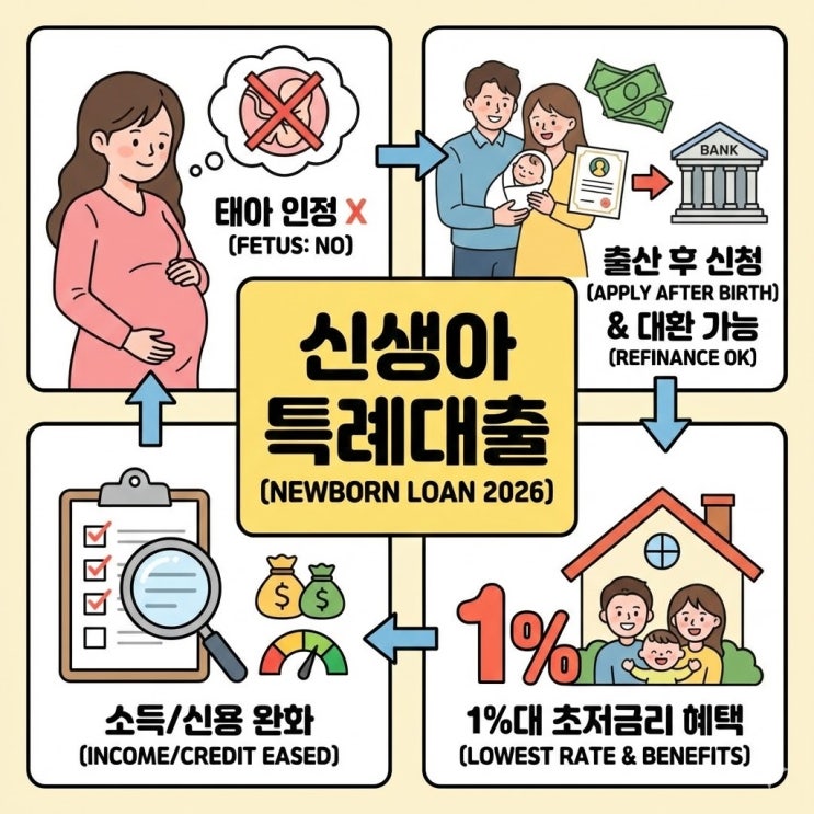  [2026년 최신] 신생아 특례대출 임신 중 태아 인정될까? 출산 전 대출 신청 팩트체크