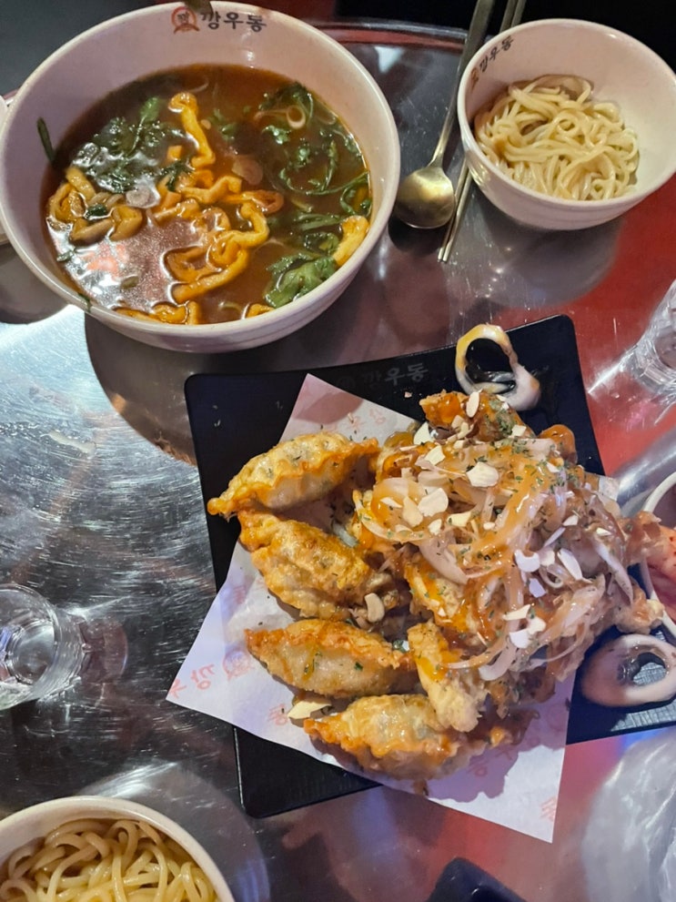  군산 우동맛집 수송동 깡우동 내돈내산 깡우동꿀팁 한잔하기 좋은 군산술집 매운우동 깡탕세트 수송동탕수육맛집