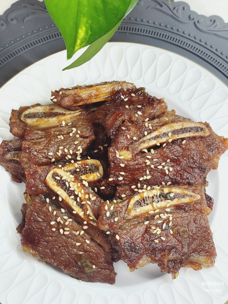  LA갈비 재는법 명절 밥상 밥반찬라갈비 양념장 레시피 소기름제거 la갈비굽는 팁 (1.5kg 기준)