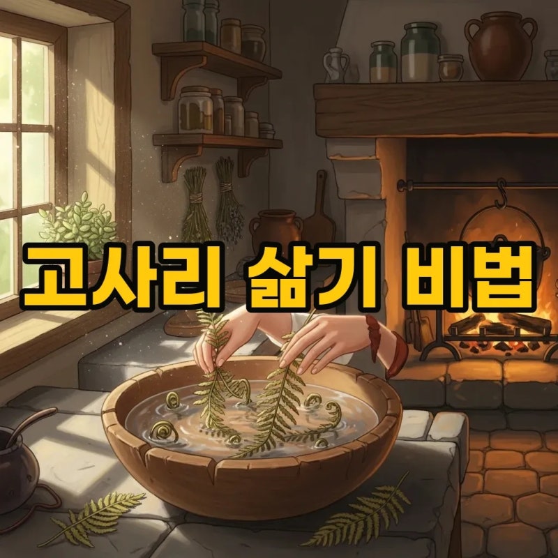 마른 고사리 삶는법 완벽 가이드: 질기지 않게 부드럽게 삶는 시간
