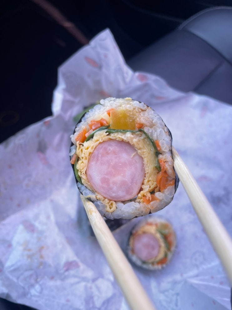  군산 구시장 청년몰맛집 신영동 시장김밥 2호점 소세지김밥 김치참치김밥 군산단체주문 군산현지인맛집