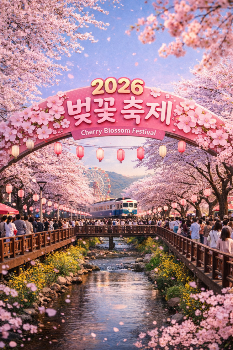  2026 전국 벚꽃 축제 일정 총정리｜개화시기·만개시기·벚꽃 명소 추천
