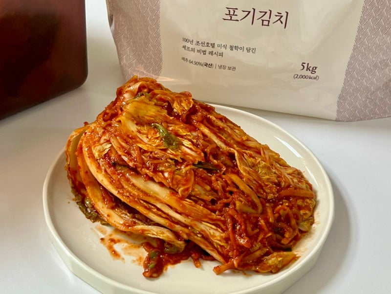 [리뷰] 프리미엄 조선호텔포기김치 5kg 내돈내산 후기 : 가격