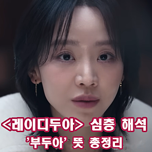 레이디두아 해석 부두아 뜻 총정리 + 넷플릭스 한국 드라마 추천