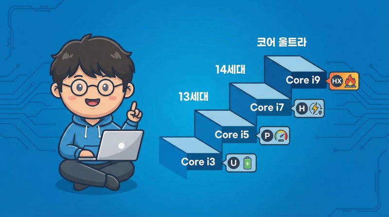 노트북 구매 전 필독! CPU 세대별 성능 비교 가이드 (인텔 vs AMD)