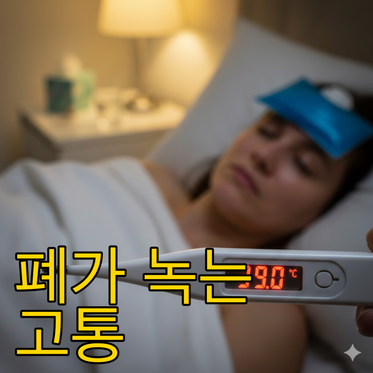  B형 독감, 감기로 착각하면 폐 망가진다 (증상 및 해결법)