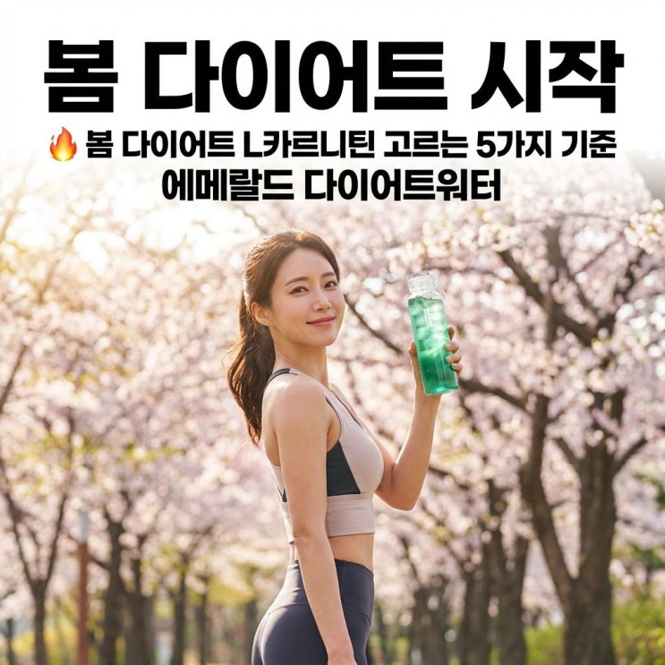   봄 다이어트 L카르니틴 고르는 5가지 기준 | 에메랄드 다이어트워터
