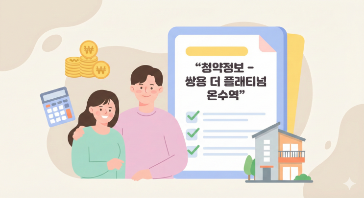  쌍용 더 플래티넘 온수역 청약정보 총정리: 일정·물량·입지 한 번에!