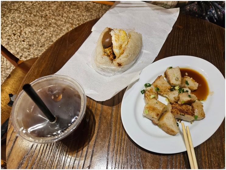  대만 로컬식 아침식사_ 호텔조식 대신 가볼만한 타이중 맛집들