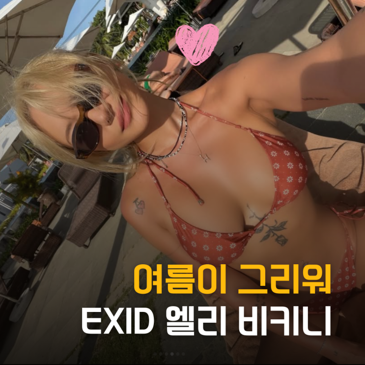  여름이 그리워 EXID 엘리 비키니 역대급 근황