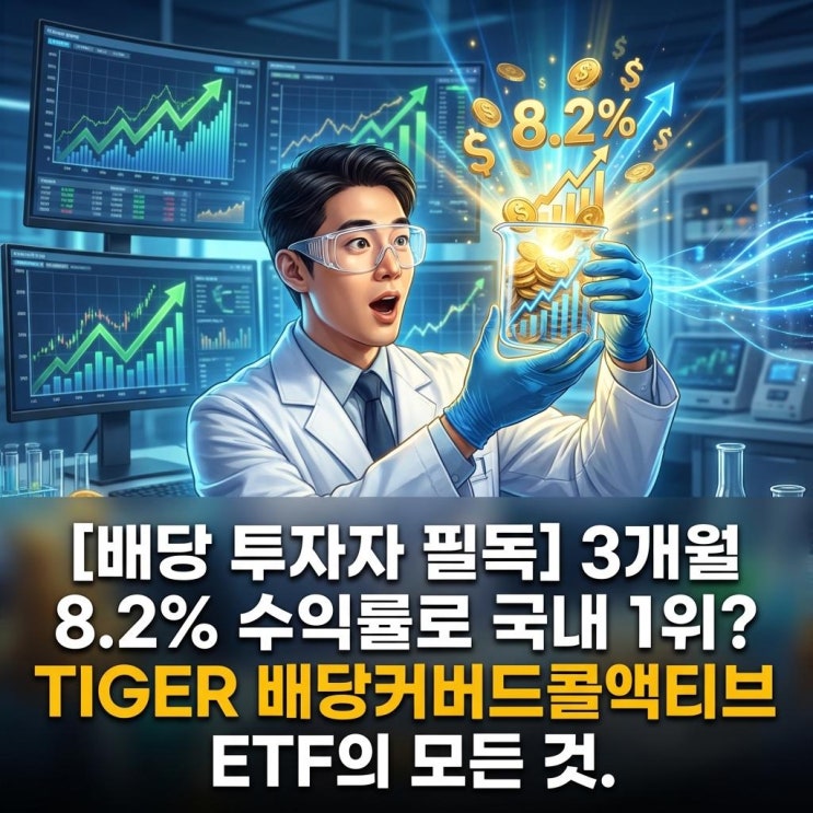  TIGER 배당커버드콜액티브 ETF 수익률 국내 1위?