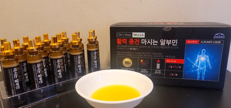  부모님선물추천 기력 회복을 위한 '마시는 알부민' 팔레오 알부민 영양제 프리미엄 99%