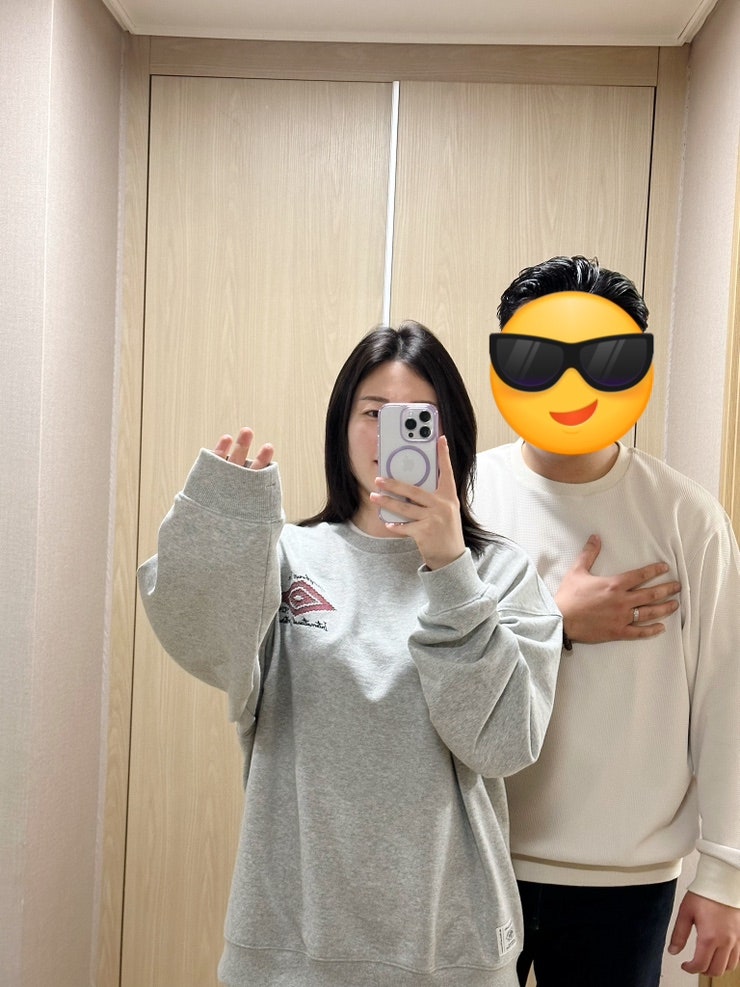 엄브로 맨투맨 남여공용 HBL 브릿 캐주얼 크래프트 맨투맨