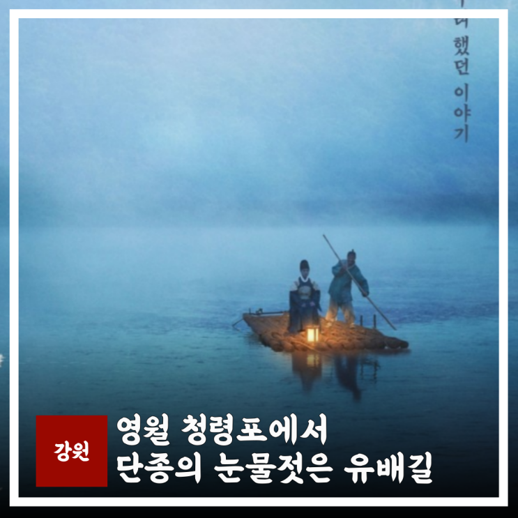  영월 청령포 가볼만한곳, 왕과 사는 남자 단종의 눈물 젖은 유배길