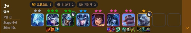  롤체 시즌16.5 :: 7프렐요드 , 2엄호대, 2기원자