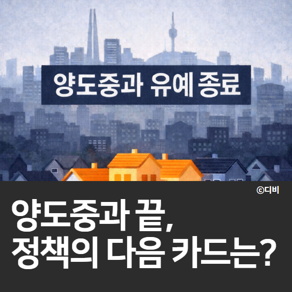  다주택 양도중과 유예 종료, 다음 카드는 무엇인가