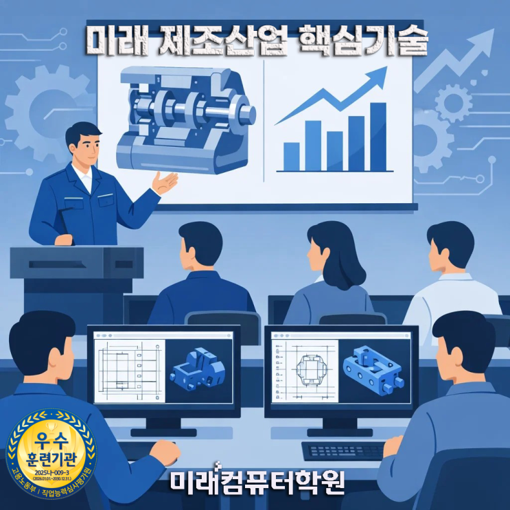  김해캐드학원추천-3D프린터·AutoCAD·Inventor·CATIA 국비지원 무료! 기계설계 취업·자격증 한 번에 끝내기
