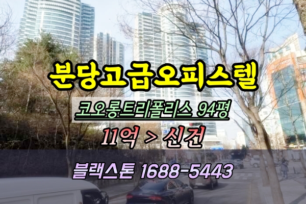  코오롱트리폴리스 오피스텔 경매 94평 A동