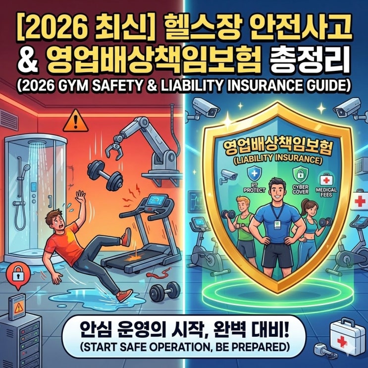  2026 헬스장 안전사고 완벽 대비! 영업배상책임보험의 모든 것