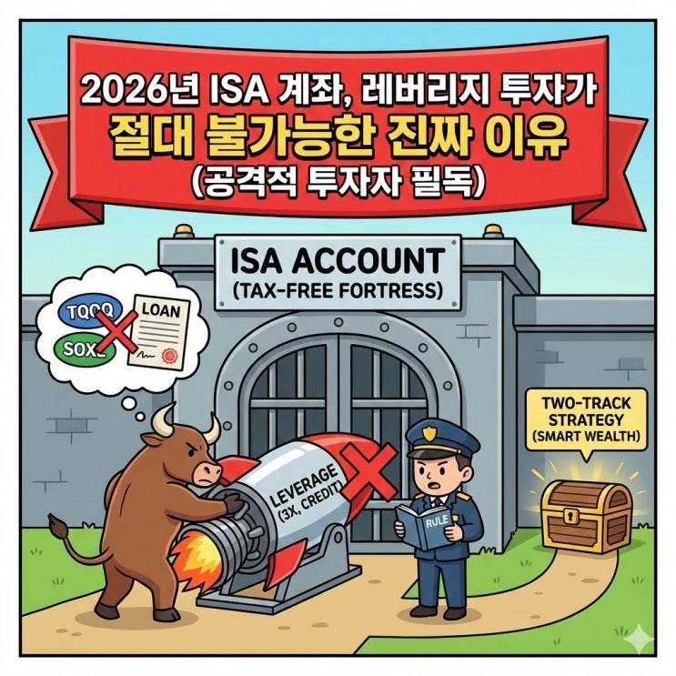  2026년 중개형 ISA 계좌, 레버리지 투자가 절대 불가능한 진짜 이유 (공격적 투자자 필독)