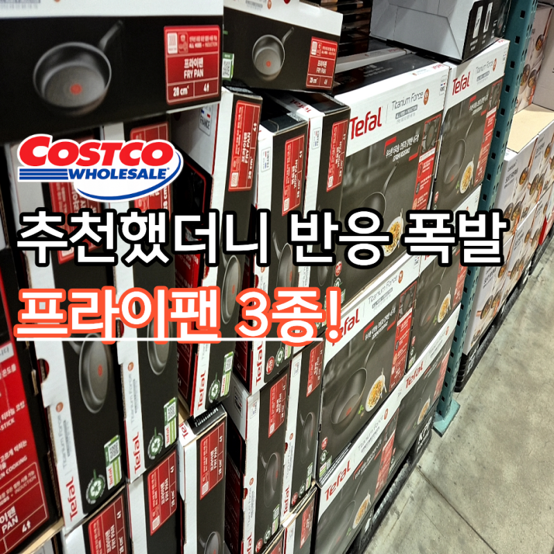 친구한테 추천하니 반응 좋았던 코스트코 프라이팬, 재고 있을 때 구매하세요