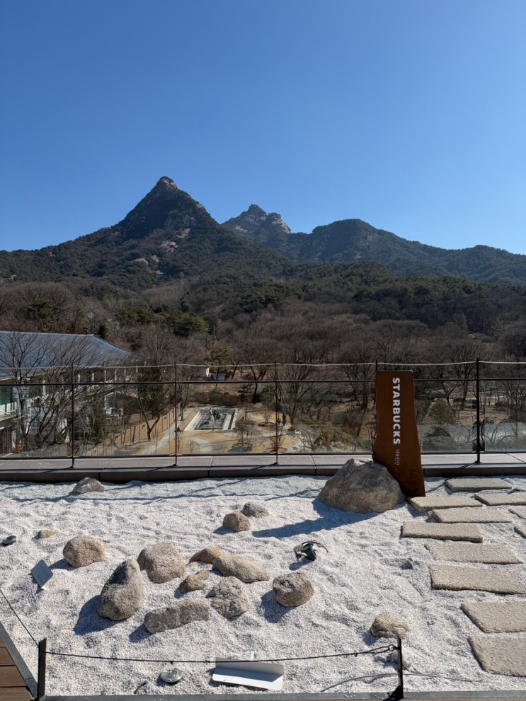  부모님 모시고 가기 좋은 서울 카페, 스타벅스 더 북한산점 (서울 내에서 독보적인 '마운틴 뷰'!!)