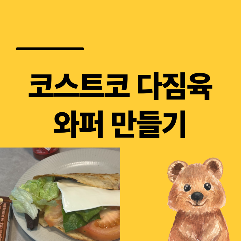 코스트코 다짐육 활용, 또띠아로 집에서 와퍼 햄버거 만들기 (소분 꿀팁까지)