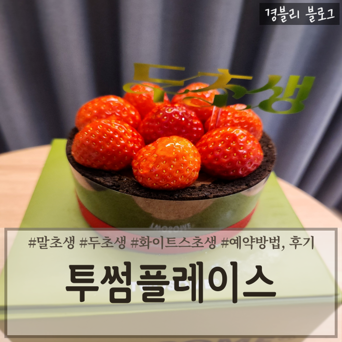  투썸플레이스 케이크 말초생 두초생 화이트스초생 예약방법, 맛 후기