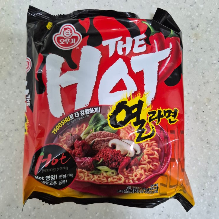  [오뚜기] 더핫열라면 맛있게 먹는 법 *맵기/스코빌지수/칼로리