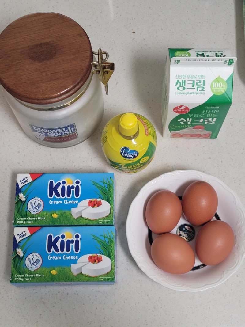 ° 연휴에 구운 바스크 치즈케이크(크림치즈 400g ver.)