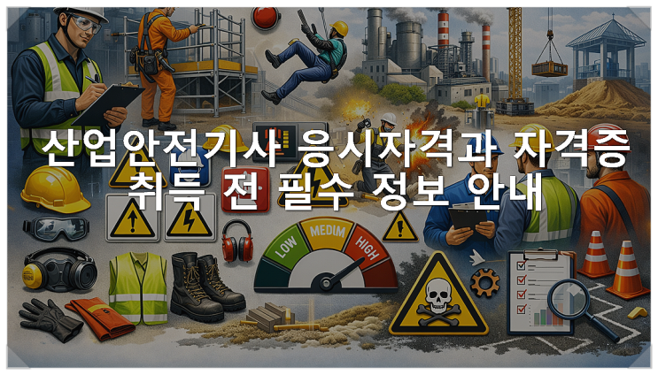  산업안전기사 응시자격과 자격증 취득 전 필수 정보