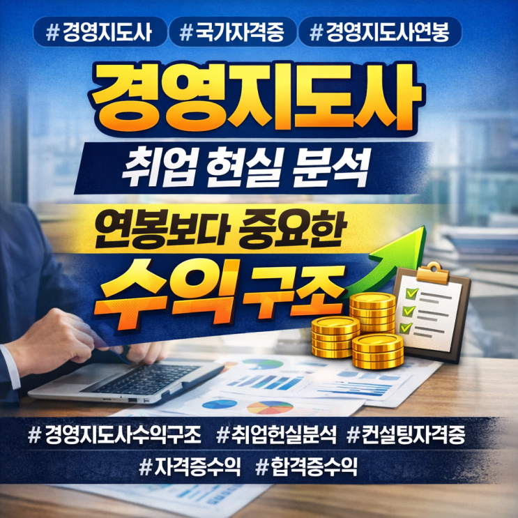  경영지도사 취업, 연봉보다 중요한 것? 국가 자격증 수익 구조의 진짜 현실