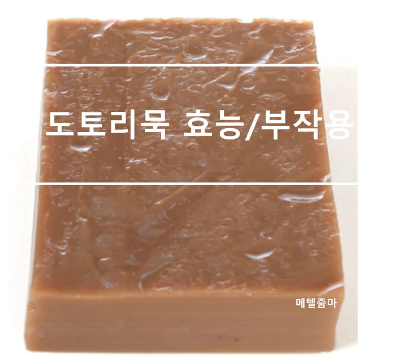 도토리묵 효능,부작용/활용음식/음식궁합