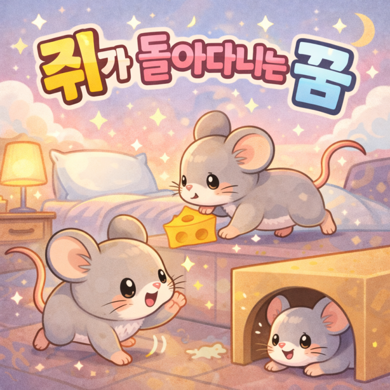 쥐가 집안을 돌아다니는 꿈, 길몽일까 흉몽일까?
