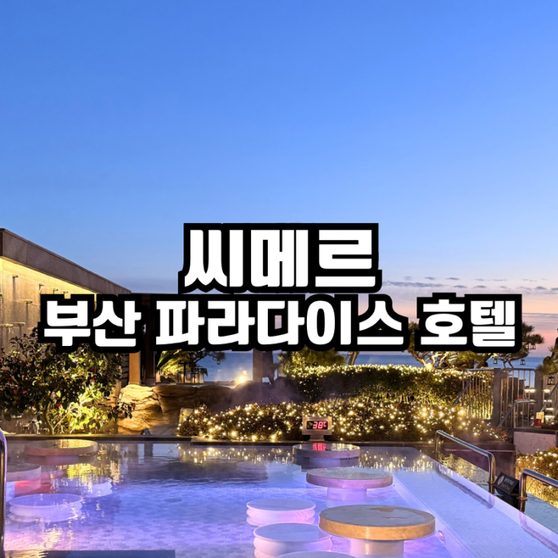 파라다이스 호텔 부산 수영장 씨메르 오션스파 겨울 방문 후기