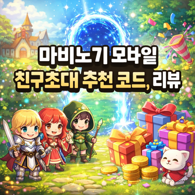 마비노기 모바일 친구초대 추천 코드, 리뷰