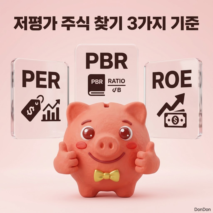  PER·PBR·ROE 쉽게 이해하는 법  초보자를 위한 10분 재무지표 정리