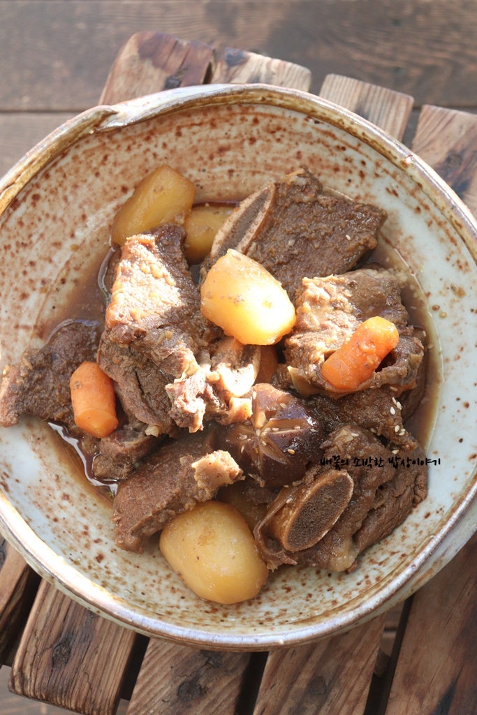 la 소갈비찜 레시피 갈비찜 양념 만들기