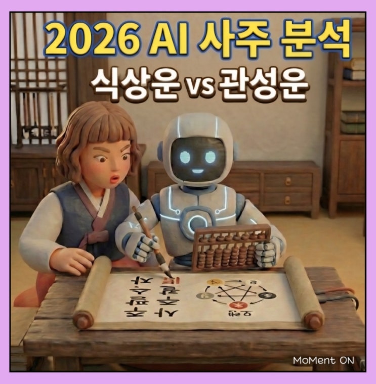  AI 사주 분석 프롬프트 | 2026년 병오년 신년운세 식상운 vs 관성운