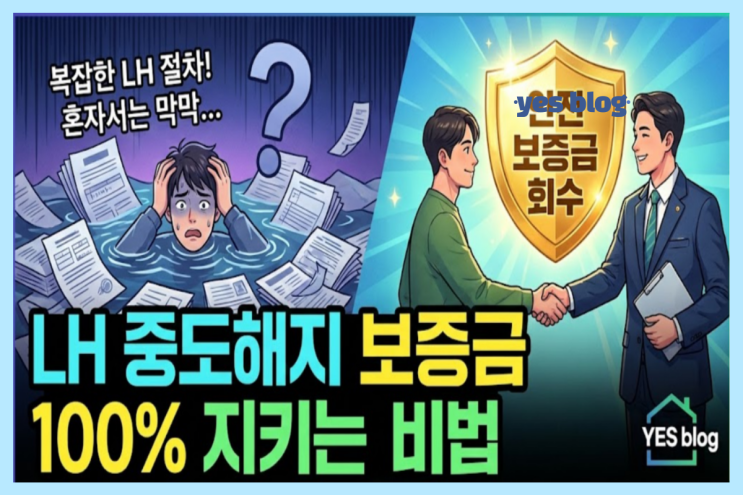  LH전세임대 중도해지, '이것' 모르면 보증금 반환 꼬입니다!