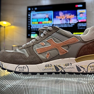 프리미아타 (Premiata) MICK 베이지 남성  스니커즈 HTSO4F853I2