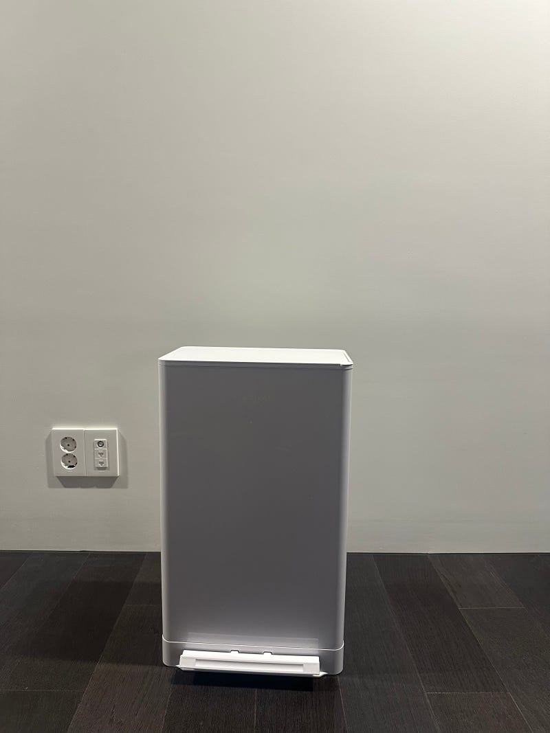 매직캔히포휴지통27L 기저귀휴지통 올화이트 에디션 후기｜21L 고민했다면 꼭 보세요