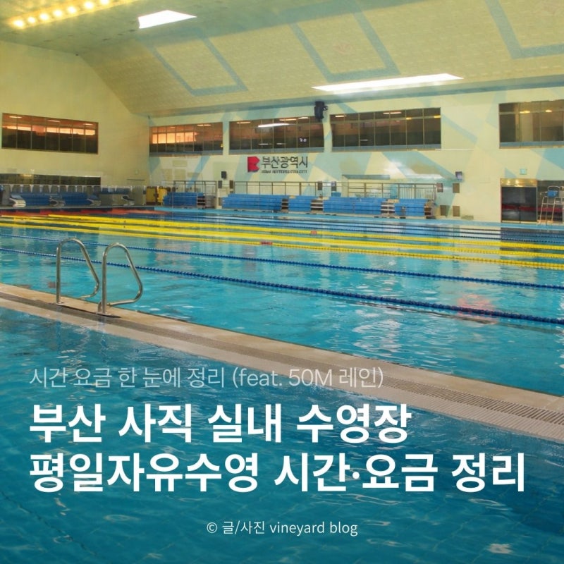 부산사직종합운동장 실내수영장 평일 자유수영 후기