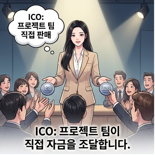  코인 ICO IDO IEO 뜻 차이점
