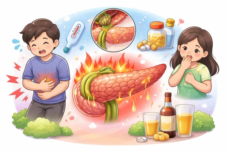 급성 췌장염 의심 증상