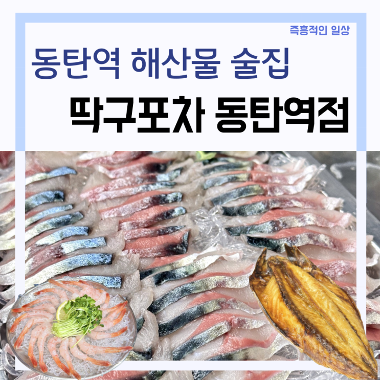  동탄역 술집 '딱구포차' 해산물 맛집 회식 장소 추천